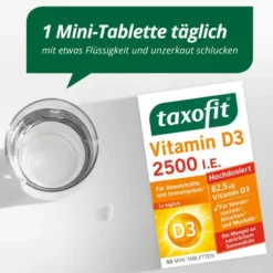Taxofit Vitamin D3 2500 I.E. 50 Tabletten