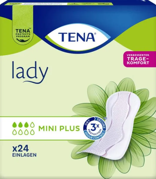 Tena Lady mini plus Inkontinenz Einlagen 24 Stück