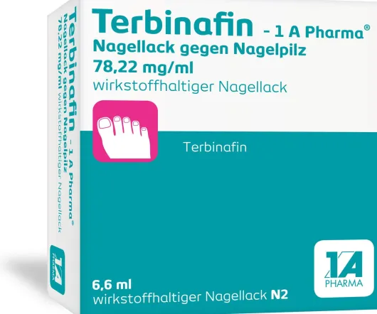 Terbinafin 1A Pharma Nagellack gegen Nagelpilz 6,6 ml