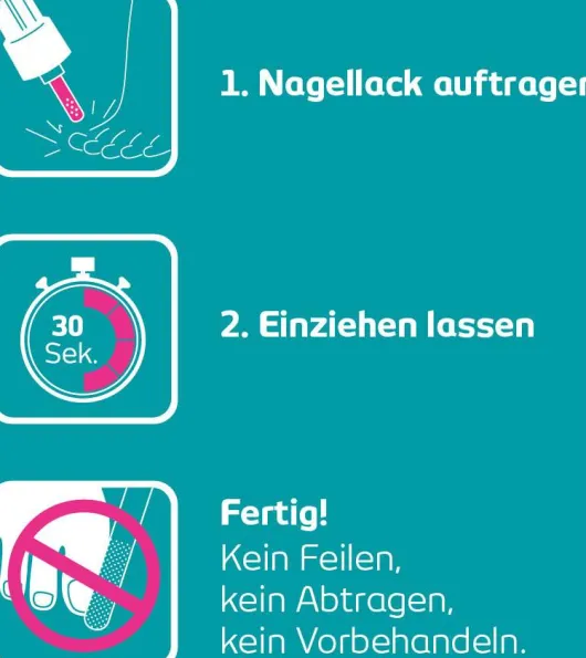 Terbinafin 1A Pharma Nagellack gegen Nagelpilz 6,6 ml