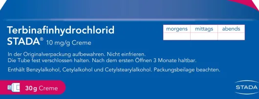 Terbinafin Hydrochlor.Stada 10mg Pro G 30 G Creme
