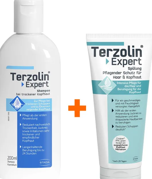 Terzolin Expert Trocken Shampoo 200 ml + Terzolin Expert Spülung 200 ml