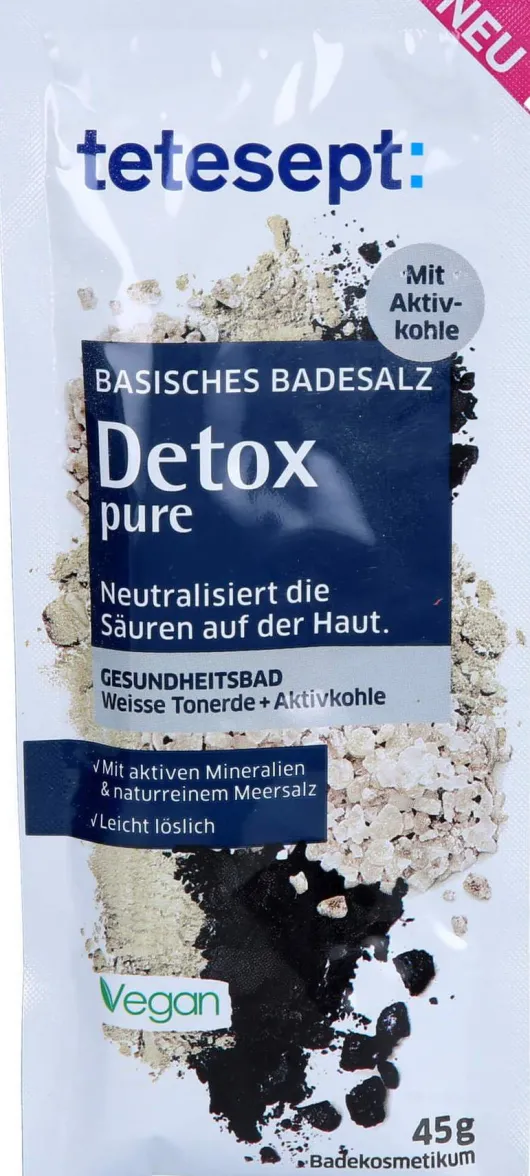 Tetesept Basisches Badesalz Detox Pure 45 G