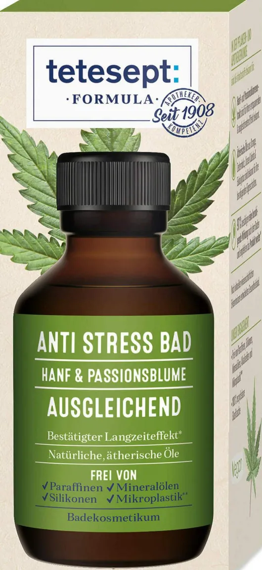 Tetesept Formula Anti-Stress Bad Hanf&Passionsblume 100ml