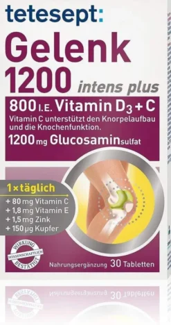 Tetesept Gelenk 1200 Intens Plus 30 Tabletten