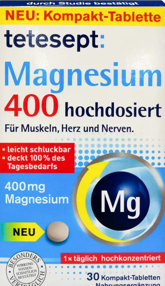 Tetesept Magnesium 400 hochdosiert 30 Tabletten