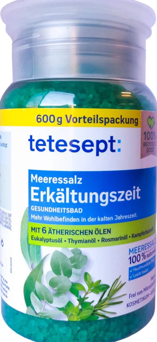 Tetesept Meeressalz Erkältung 600 G