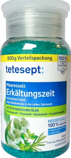 Tetesept Meeressalz Erkältungszeit 600 G