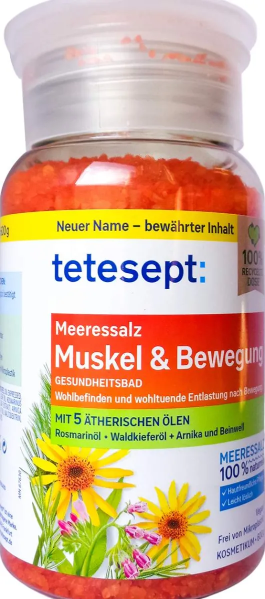 Tetesept Meeressalz Muskel & Bewegung 600 G