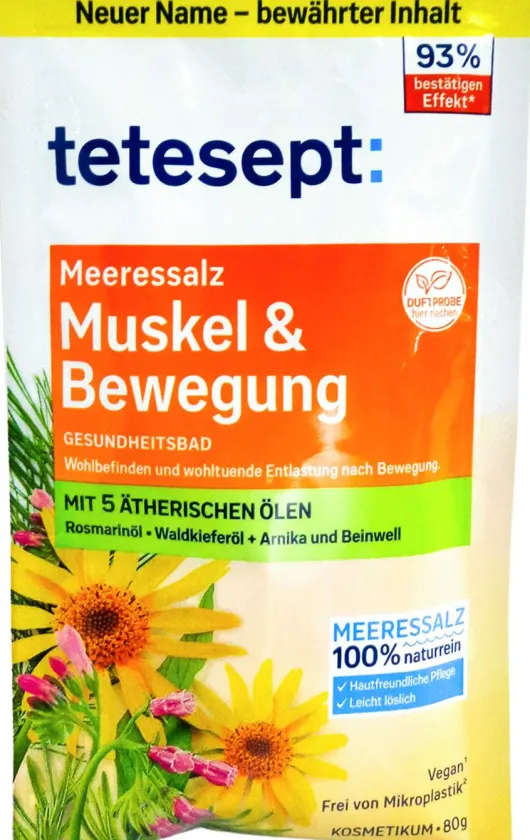 Tetesept Meeressalz Muskel & Bewegung 80 G Salz