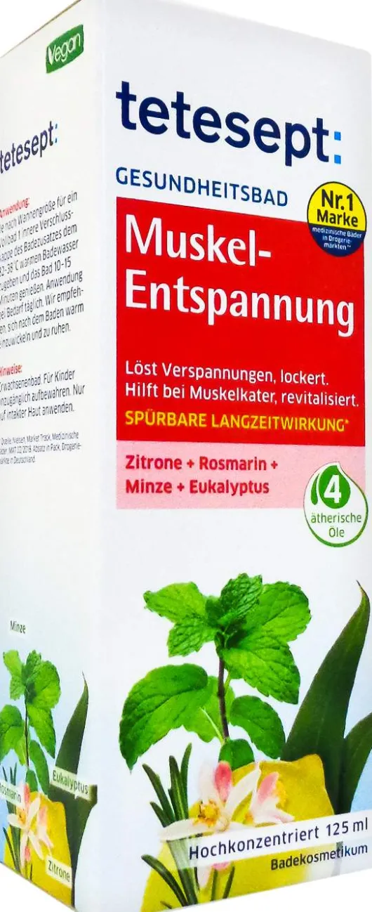 Tetesept Muskel - Entspannung Bad 125 ml