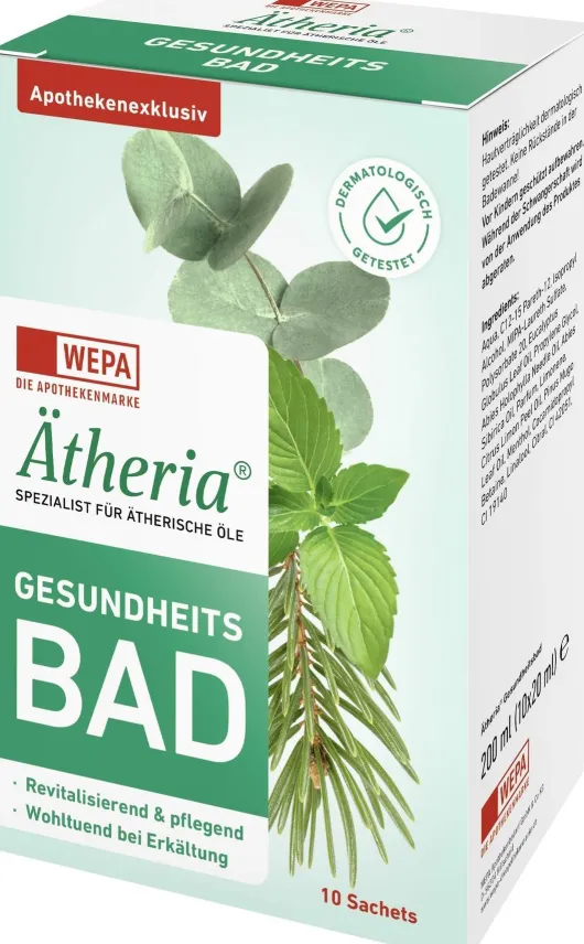 Ätheria Revitalisierendes Gesundheitsbad 10 X 20 ml