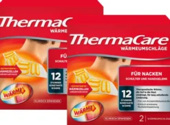Thermacare Nacken-Schulter Auflagen zur Schmerzlinderung 2 x 2 Stück