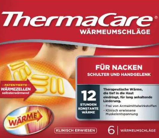 Thermacare Nacken-Schulter Auflagen zur Schmerzlinderung 6 Stück