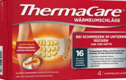 Thermacare Rückenumschläge S-XL 4 Stück