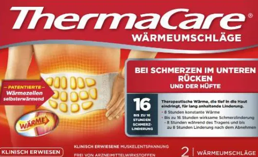 Thermacare Rückenumschläge S-XL 2 Stück