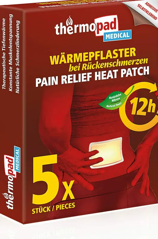 Thermopad Wärmepflaster bei Rückenschmerzen 5 Stück