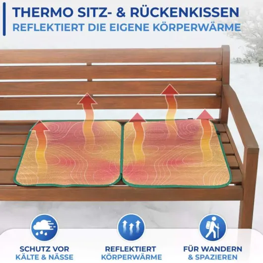 Thermo Sitz- & Rückenkissen XL 1 Stück