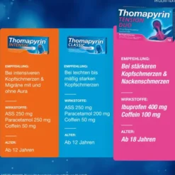 Thomapyrin Tension Duo 400 mg Ibuprofen und 100 mg Coffein 12 Tabletten