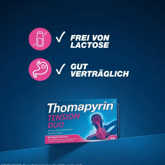 Thomapyrin Tension Duo 400 mg-100 mg 18 Filmtabletten