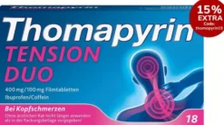 Thomapyrin Tension Duo 400 mg-100 mg 18 Filmtabletten