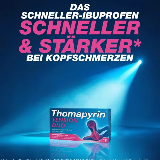 Thomapyrin Tension Duo 400 mg-100 mg 3 x 18 Filmtabletten
