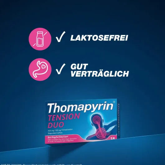 Thomapyrin Tension Duo 400 mg-100 mg 3 x 18 Filmtabletten