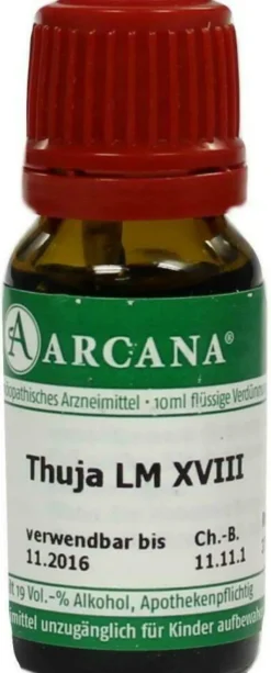 Thuja Arcana Lm 18 Dilution 10 ml