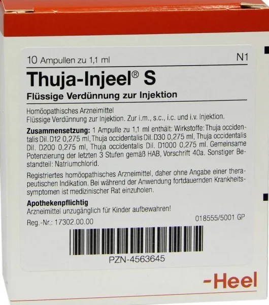Thuja Injeel S Ampullen 10 Ampullen