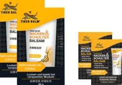 TIGER BALM Nacken und Schulter Balsam 2 x 50 g + gratis Tiger Balm Sachets 2 x 5g