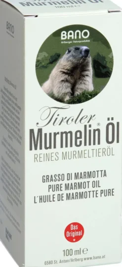 Tiroler Murmelin Öl 100 % Reines Murmeltieröl 100 ml