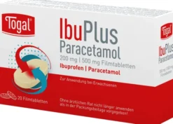 Togal IbuPlus Paracetamol 200 mg - 500 mg 20 Filmtabletten