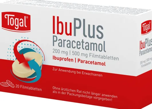 Togal IbuPlus Paracetamol 200 mg - 500 mg 20 Filmtabletten
