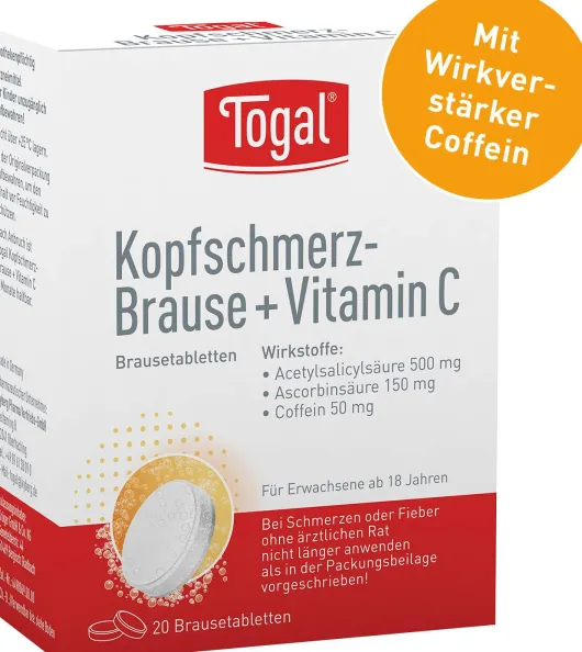 Togal Kopfschmerz - Brause + Vitamin C 20 Brausetabletten