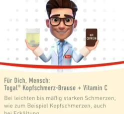 Togal Kopfschmerz - Brause + Vitamin C 20 Brausetabletten