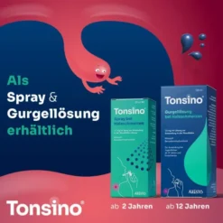 Tonsino Gurgellösung bei Halsschmerzen 120 ml