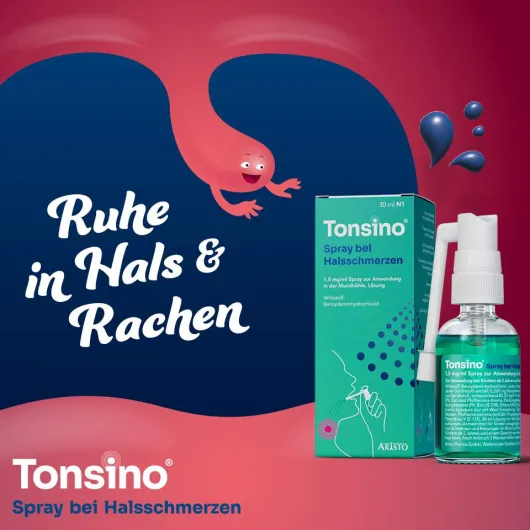 Tonsino Spray bei Halsschmerzen 30 ml