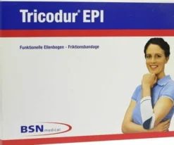 Tricodur Epi Bandage Gr.L Weiß Blau