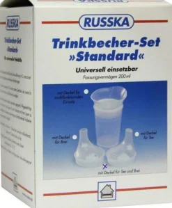 Trinkbecher Set Standard Mit Deckel Tee und Brei 1 Stück