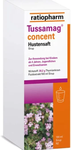 Tussamag ratiopharm concent Hustensaft 100 ml