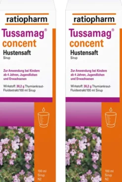 Tussamag ratiopharm concent Hustensaft 2 x 100 ml