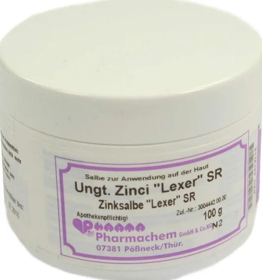 Unguentum Zinci Lexer Sr 100 G Salbe