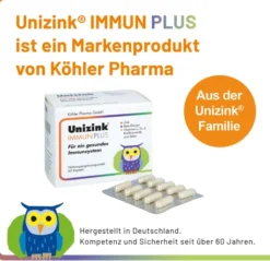 Unizink Immun Plus 60 Kapseln