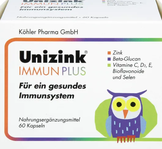 Unizink Immun Plus 60 Kapseln