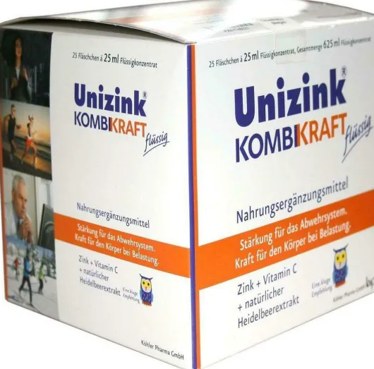 Unizink Kombikraft 25 X 25 ml Flasche