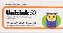 Unizink 50 magensaftresistente Tabletten 20 Stück
