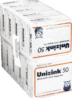 Unizink 50 Magensaftresistente Tabletten 10 X 100 Stück