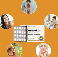Unizink 50 magensaftresistente Tabletten 100 Stück