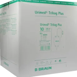 Urimed Tribag Plus Urin Beinbeutel 800ml 40cm Steril
