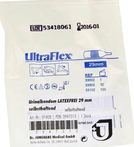 Urinalkondom 29 mm Latexfrei Selbsthaftend 1 Stück
